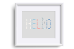 Patriotic Cross Stitch Too Color Font Product Image 7