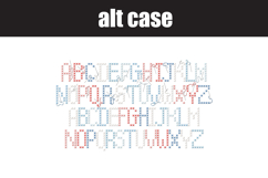 Patriotic Cross Stitch Too Color Font Product Image 3