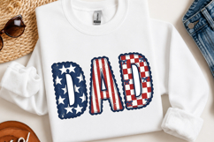 Patriotic Dad PNG, 4th of July Dad Shirt Design Product Image 2