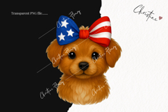 Cute Patriotic Dog PNG | 4th Of July PNG Product Image 2