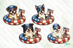 Patriotic Dog Collection PNG Product Image 1