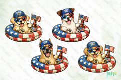 Patriotic Dog Collection PNG Product Image 1