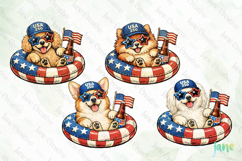 Patriotic Dog Collection PNG Product Image 1