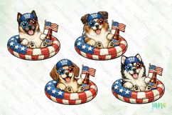 Patriotic Dog Collection PNG Product Image 1