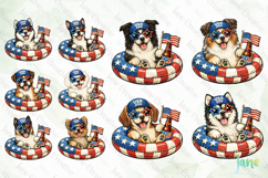 Patriotic Dog Collection PNG Bundle Product Image 8