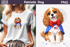 Patriotic Dogs Clipart Bundle | 4th of July PNG Product Image 2