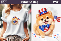 Patriotic Dogs Clipart Bundle | 4th of July PNG Product Image 12