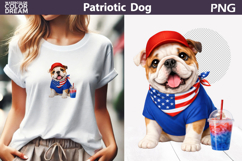 Patriotic Dogs Clipart Bundle | 4th of July PNG Product Image 15
