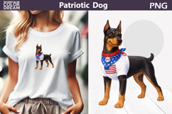 Patriotic Dogs Clipart Bundle | 4th of July PNG Product Image 17