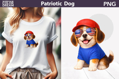 Patriotic Dogs Clipart Bundle | 4th of July PNG Product Image 25