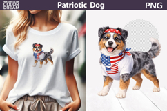 Patriotic Dogs Clipart Bundle | 4th of July PNG Product Image 4