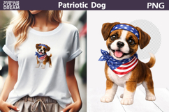 Patriotic Dog Clipart | 4th of July Boxer Product Image 1