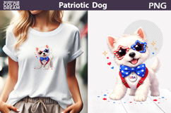 Patriotic Dogs Clipart Bundle | 4th of July PNG Product Image 7