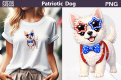 Patriotic Clipart | 4th of July West Highland White Terrier Product Image 1