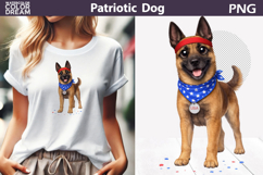 Patriotic Dogs Clipart Bundle | 4th of July PNG Product Image 9