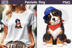 Patriotic Dogs Clipart Bundle | 4th of July PNG Product Image 10
