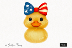 Cute Patriotic Duck PNG | 4th Of July PNG Product Image 1