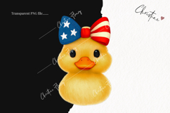 Cute Patriotic Duck PNG | 4th Of July PNG Product Image 2