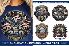 Patriotic Eagle SVG, American Flag Eagle PNG, Eagle Shirt Design Bundle, USA Patriotic Sublimation, Bald Eagle T-shirt Graphics, Fourth of July Eagle Art, Military Eagle Vector, Vintage Eagle Illustration, Patriotic Apparel Design, Eagle Mascot PNG Bundle