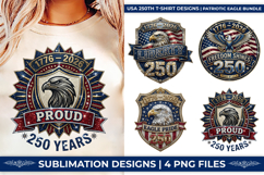 USA 250th Anniversary PNG, America 250 Eagle Shield, 2026 Semiquincentennial SVG, Patriotic Eagle Shield Design, USA 250th Birthday Shirt, American Revolution 250 PNG, Eagle Shield Sublimation Art, 250 Years of Liberty PNG, USA 250 Celebration Graphics, P