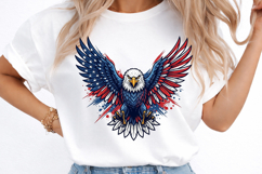 Patriotic Eagle USA PNG Product Image 3