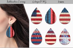 Patriotic Teardrop Earrings Bundle | 4th Of July Earring Product Image 3