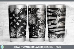 GorgeousPatriotic Flag Laser 20oz Tumbler design.