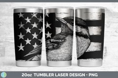 GorgeousPatriotic Flag Laser 20oz Tumbler design.