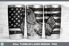 GorgeousPatriotic Flag Laser 20oz Tumbler design.