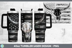 GorgeousPatriotic Flag Laser 40oz Tumbler design.