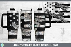 GorgeousPatriotic Flag Laser 40oz Tumbler design.