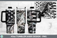GorgeousPatriotic Flag Laser 40oz Tumbler design.