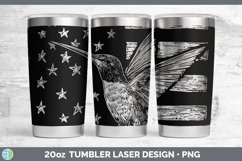 GorgeousPatriotic Flag Laser 20oz Tumbler design.