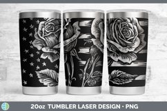 GorgeousPatriotic Flag Laser 20oz Tumbler design.