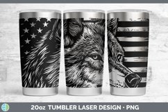GorgeousPatriotic Flag Laser 20oz Tumbler design.