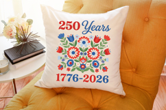Patriotic Flowers 250 Years 1776-2026 PNG Product Image 4