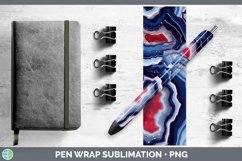GorgeousPatriotic Pen Wrap design.