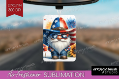 4th Of July Gnome Air Freshener PNG - Patriotic PNG Product Image 1