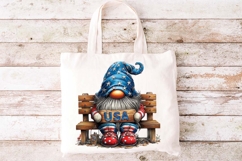 Patriotic American 4th of July gnome clip art, America Gnome Product Image 8