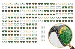 Patriotic Ireland gllitter glasses Product Image 2