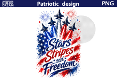 Patriotic Jets Clipart | Independence Day Sublimation Product Image 3