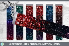 Bundle of six 4th of July key fob sublimation designs.