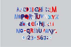 Patriotic Kisses Color Font Product Image 2