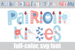 Patriot Kisses Too Color Font Product Image 1