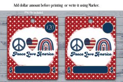 Patriotic Money Card Printable| Money Card PNG Designs Product Image 2