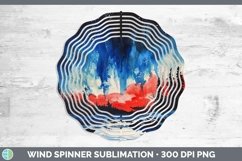 GorgeousPatriotic Wind Spinner design.