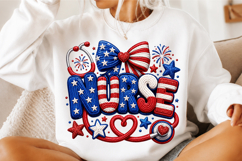 Patriotic Nurse PNG, 4th of July Nurse Product Image 3