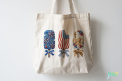 Patriotic Popsicle Trio 4th of July Clipart Product Image 7