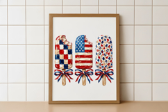 Patriotic Popsicle PNG Product Image 4