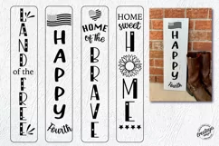 Patriotic porch sign svg, Patriotic svg, Home sweet home Product Image 3